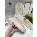Gucci Explosive Presbyopia Canvas Casual Platform Shoes