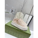 Gucci Explosive Presbyopia Canvas Casual Platform Shoes