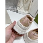 Gucci Explosive Presbyopia Canvas Casual Platform Shoes