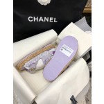 CHANEL 2023 spring and summer latest woven velcro sandals Japan imported woven materials