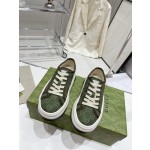 Gucci Explosive Presbyopia Canvas Casual Platform Shoes