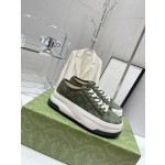 Gucci Explosive Presbyopia Canvas Casual Platform Shoes