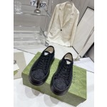Gucci Explosive Presbyopia Canvas Casual Platform Shoes