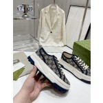 Gucci Explosive Presbyopia Canvas Casual Platform Shoes