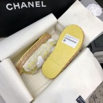 CHANEL 2023 spring and summer latest woven velcro sandals Japan imported woven materials