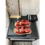 CHANEL 2023 spring and summer latest woven velcro sandals Japan imported woven materials