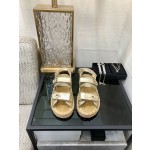 CHANEL 2023 spring and summer latest woven velcro sandals Japan imported woven materials