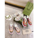 Gucci 𝟐𝟎𝟐𝟐ss new couple models 💑 full series of thick-soled white shoes