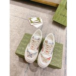 Gucci 𝟐𝟎𝟐𝟐ss new couple models 💑 full series of thick-soled white shoes