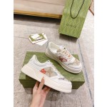 Gucci 𝟐𝟎𝟐𝟐ss new couple models 💑 full series of thick-soled white shoes