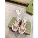 Gucci 𝟐𝟎𝟐𝟐ss new couple models 💑 full series of thick-soled white shoes