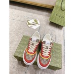 Gucci 𝟐𝟎𝟐𝟐ss new couple models 💑 full series of thick-soled white shoes