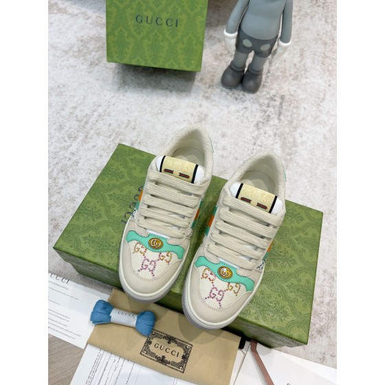 Gucci new upgraded small dirty shoes couple models