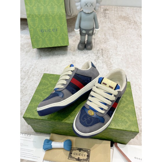 Gucci new upgraded small dirty shoes couple models