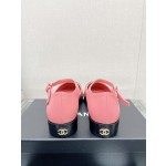 CHANEL 23Ss small incense thick bottom Mary Jane hollow sandals imported lambskin