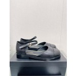 CHANEL 23Ss small incense thick bottom Mary Jane hollow sandals imported lambskin