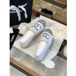 CHANEL fisherman shoes Chanel classic version of the original injection of rubber translucent rubber original color hemp sole