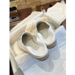 CHANEL fisherman shoes Chanel classic version of the original injection of rubber translucent rubber original color hemp sole