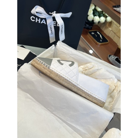 CHANEL fisherman shoes Chanel classic version of the original injection of rubber translucent rubber original color hemp sole