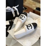 CHANEL fisherman shoes Chanel classic version of the original injection of rubber translucent rubber original color hemp sole
