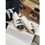 CHANEL fisherman shoes Chanel classic version of the original injection of rubber translucent rubber original color hemp sole