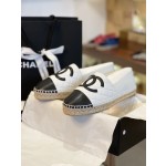 CHANEL fisherman shoes Chanel classic version of the original injection of rubber translucent rubber original color hemp sole
