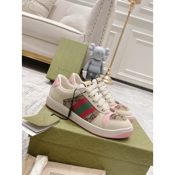 Gucci new upgraded small dirty shoes couple models