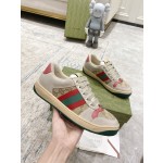 Gucci new upgraded small dirty shoes couple models