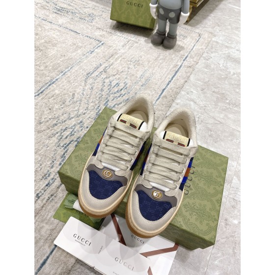 Gucci new upgraded small dirty shoes couple models