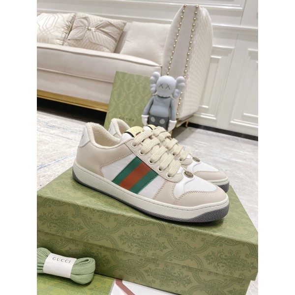 Gucci new upgraded small dirty shoes couple models