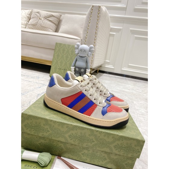 Gucci new upgraded small dirty shoes couple models