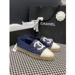 CHANEL fisherman shoes Chanel classic version of the original injection of rubber translucent rubber original color hemp sole