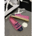 CHANEL fisherman shoes Chanel classic version of the original injection of rubber translucent rubber original color hemp sole