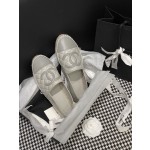 CHANEL fisherman shoes Chanel classic version of the original injection of rubber translucent rubber original color hemp sole