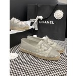 CHANEL fisherman shoes Chanel classic version of the original injection of rubber translucent rubber original color hemp sole
