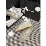 CHANEL fisherman shoes Chanel classic version of the original injection of rubber translucent rubber original color hemp sole