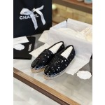 CHANEL fisherman shoes Chanel classic version of the original injection of rubber translucent rubber original color hemp sole