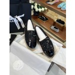 CHANEL fisherman shoes Chanel classic version of the original injection of rubber translucent rubber original color hemp sole