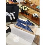 CHANEL fisherman shoes Chanel classic version of the original injection of rubber translucent rubber original color hemp sole