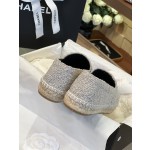 CHANEL fisherman shoes Chanel classic version of the original injection of rubber translucent rubber original color hemp sole