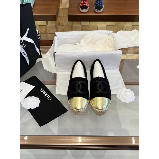 CHANEL fisherman shoes Chanel classic version of the original injection of rubber translucent rubber original color hemp sole