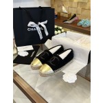 CHANEL fisherman shoes Chanel classic version of the original injection of rubber translucent rubber original color hemp sole