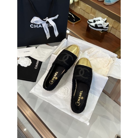 CHANEL fisherman shoes Chanel classic version of the original injection of rubber translucent rubber original color hemp sole