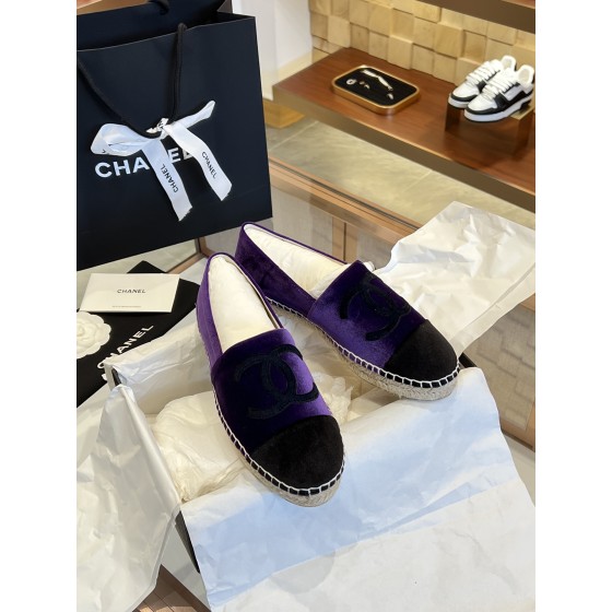 CHANEL fisherman shoes Chanel classic version of the original injection of rubber translucent rubber original color hemp sole