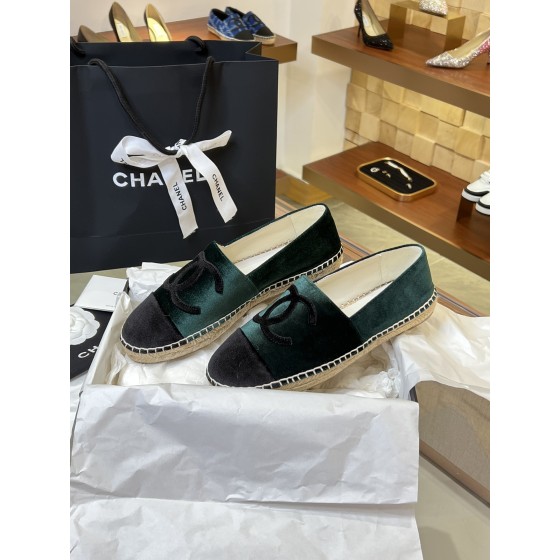 CHANEL fisherman shoes Chanel classic version of the original injection of rubber translucent rubber original color hemp sole