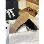 CHANEL fisherman shoes Chanel classic version of the original injection of rubber translucent rubber original color hemp sole