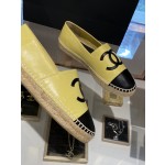 CHANEL fisherman shoes Chanel classic version of the original injection of rubber translucent rubber original color hemp sole