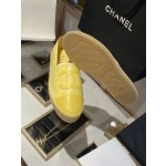 CHANEL fisherman shoes Chanel classic version of the original injection of rubber translucent rubber original color hemp sole