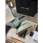 CHANEL fisherman shoes Chanel classic version of the original injection of rubber translucent rubber original color hemp sole