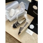 CHANEL fisherman shoes Chanel classic version of the original injection of rubber translucent rubber original color hemp sole